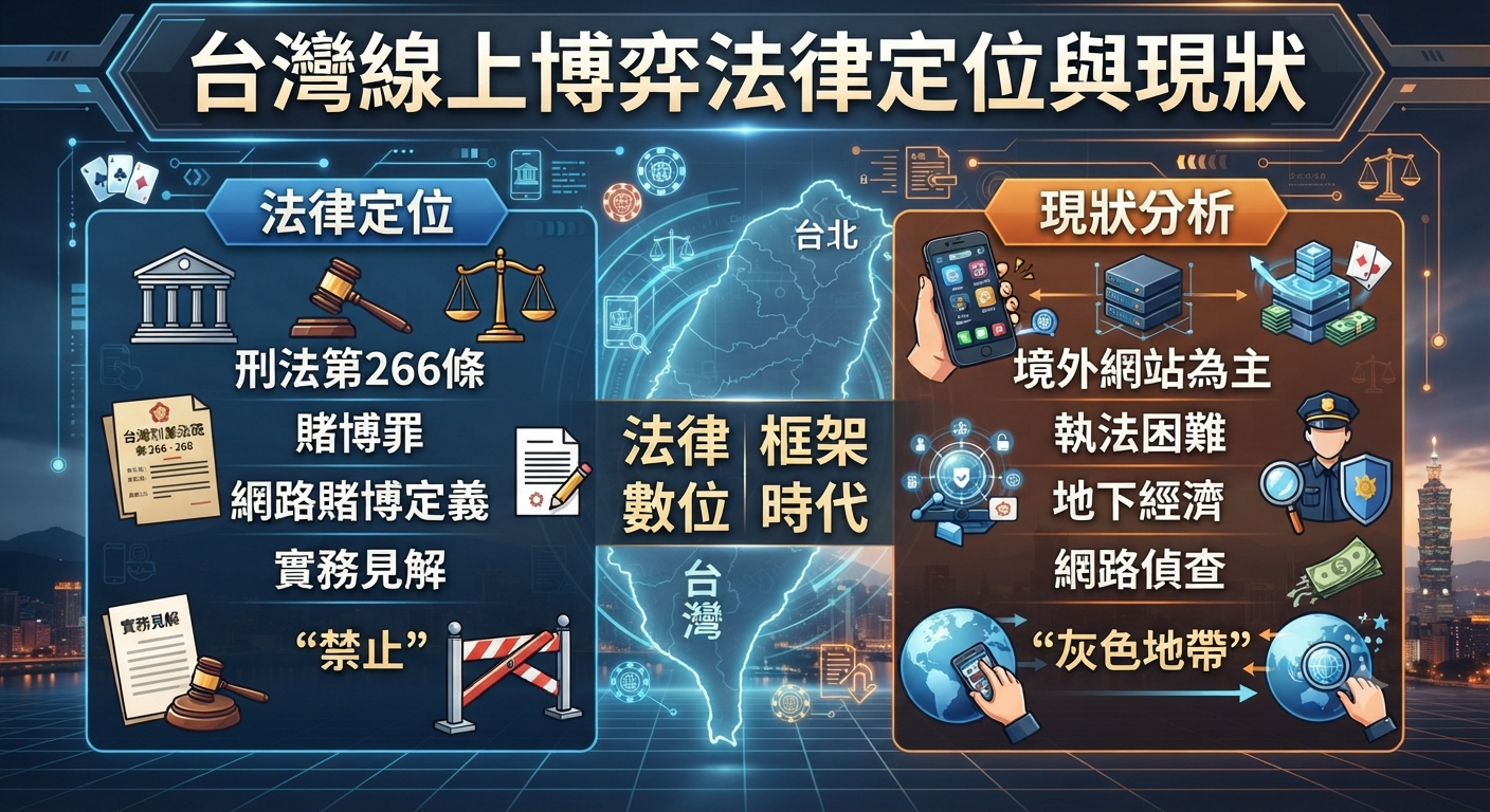 台灣線上博弈法律定位與現狀

